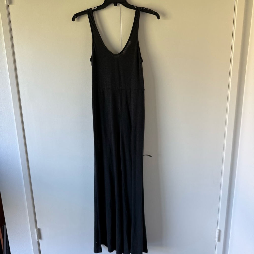 Free People Beach Black Sleeveless Jumpsuit/Cover Up XS